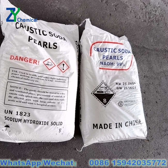 caustic soda 25kg bags