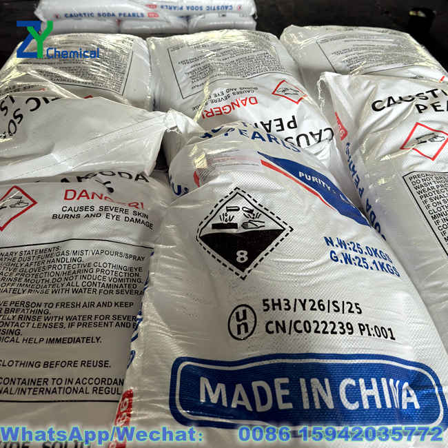 caustic soda pearl 25kg