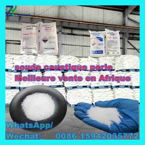 Perles de soude caustique NaOH 99 pour cent
