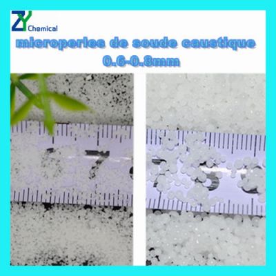 soude caustique micro perle 99% naoh perles fines 0.6-0.8mm