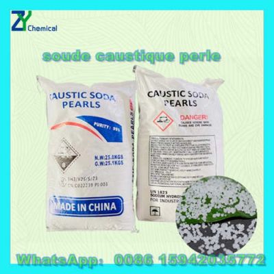 perle de soude 99%  granulométrie 0.8-1.0 mm pour applications industrielles
