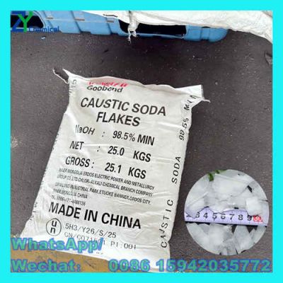 25kg Caustic Soda High Purity Sodium Hydroxide Flakes